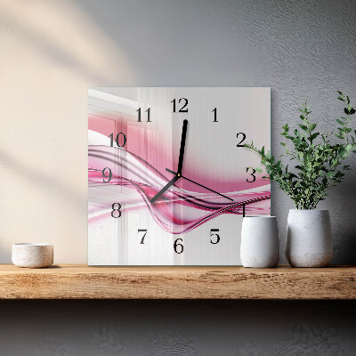 Glas vægur Abstrakt kunst