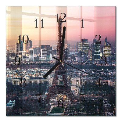 Glas vægur Eiffeltårnet i Paris