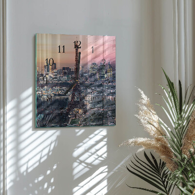 Glas vægur Eiffeltårnet i Paris