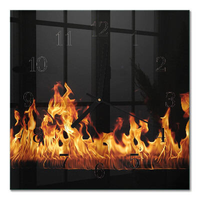 Glas vægur Brand
