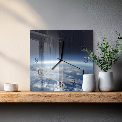 Glas vægur Jordens univers