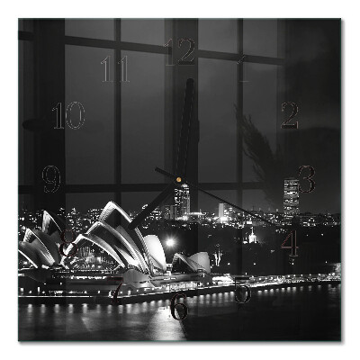 Glas vægur Sydney Horizon
