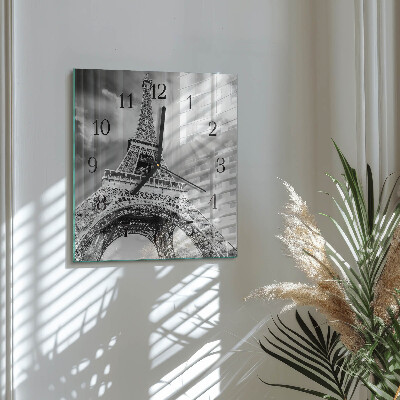 Glas vægur Eiffeltårnet i Paris