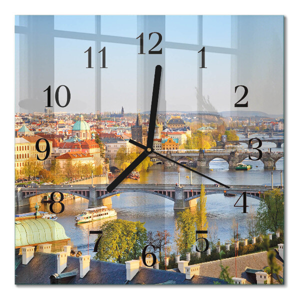 Glas vægur Prag