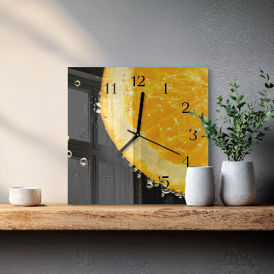Glas vægur Citrusfrugter