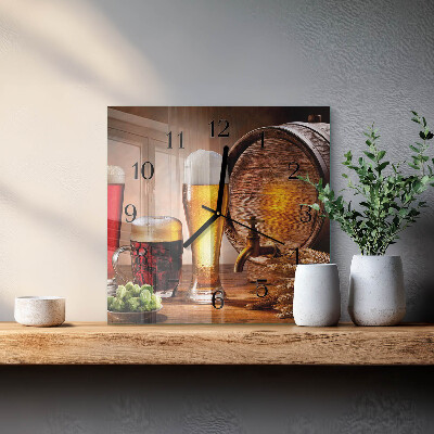 Glas vægur En tønde øl