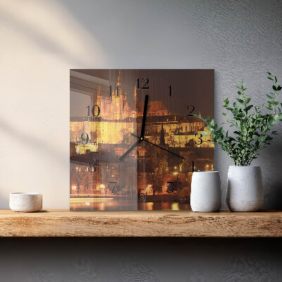 Glas vægur Prag