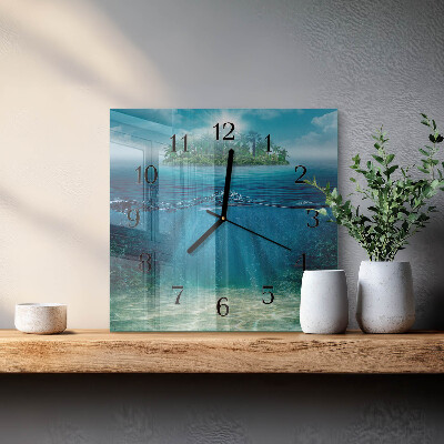 Glas vægur Havbunden
