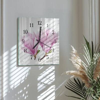 Glas vægur Magnolia