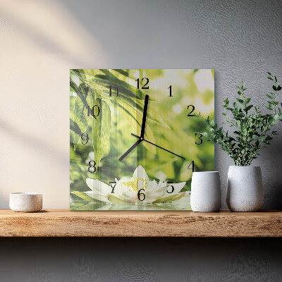 Glas vægur Natur