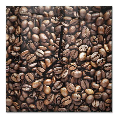 Glas vægur Kaffebønner
