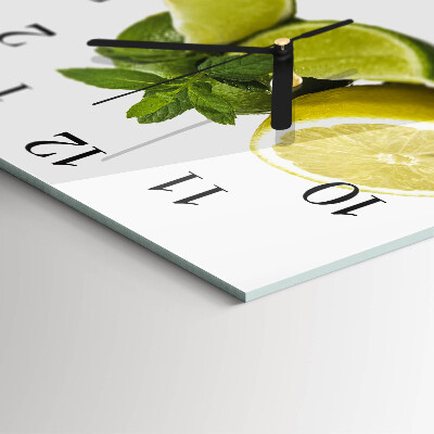 Glas vægur Lime-mynte