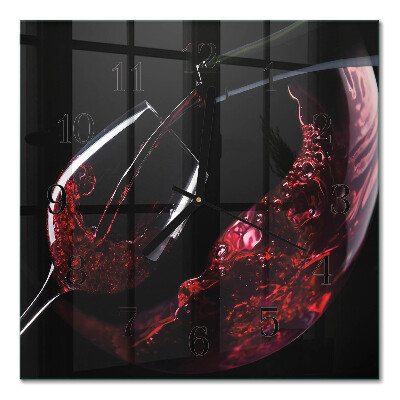 Glas vægur Vin