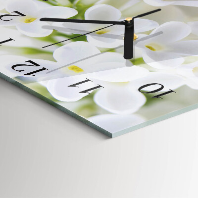 Glas vægur Blomster