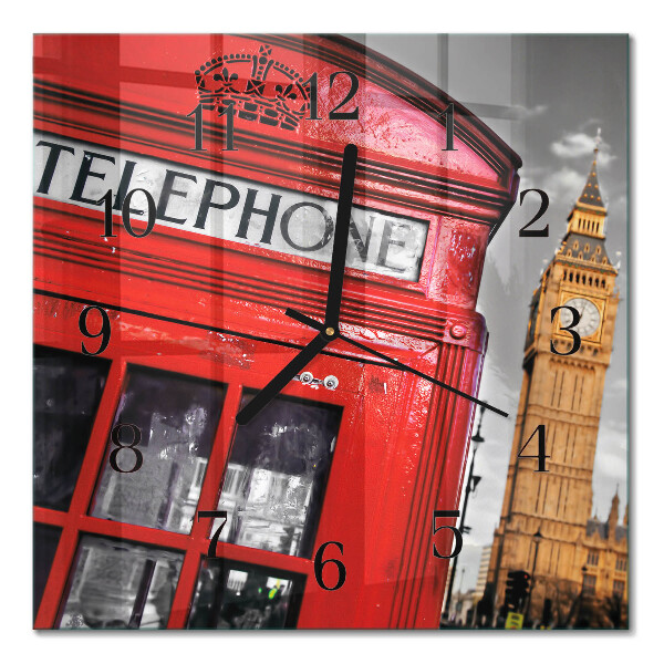 Glas vægur London