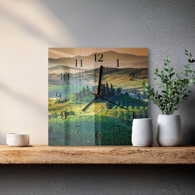 Glas vægur Landskab