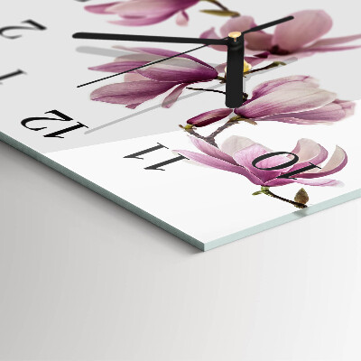 Glas vægur Magnolia