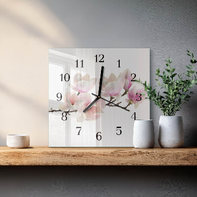 Glas vægur Magnolia