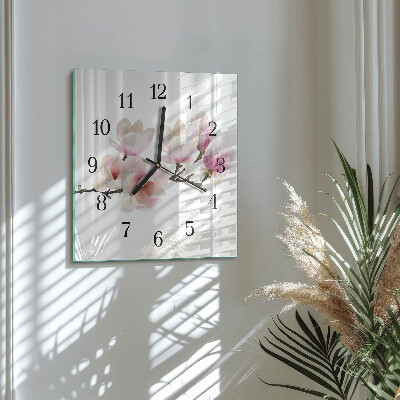 Glas vægur Magnolia