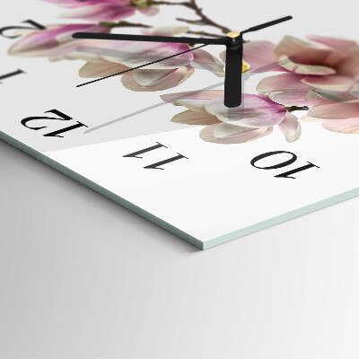 Glas vægur Magnolia