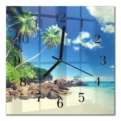 Glas vægur Palm Beach