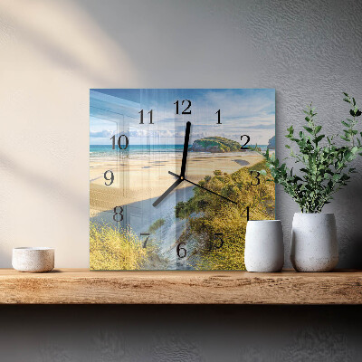Glas vægur Strand