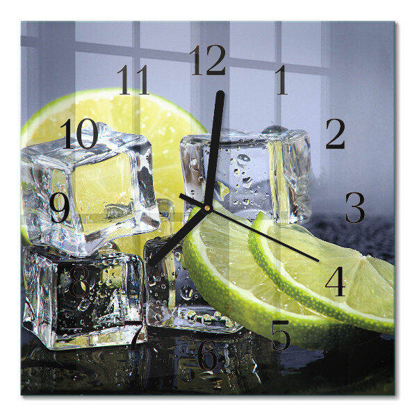 Glas vægur Citrusfrugter