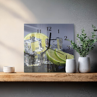 Glas vægur Citrusfrugter