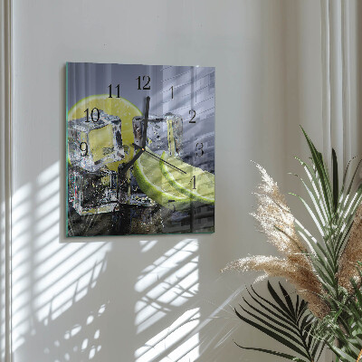 Glas vægur Citrusfrugter