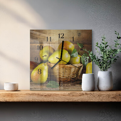 Glas vægur Pærer
