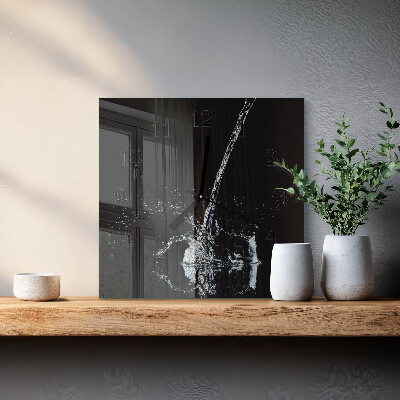 Glas vægur Vand