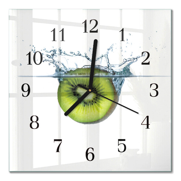 Glas vægur Kiwi