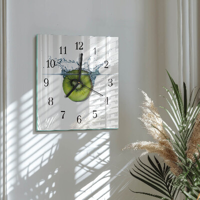 Glas vægur Kiwi