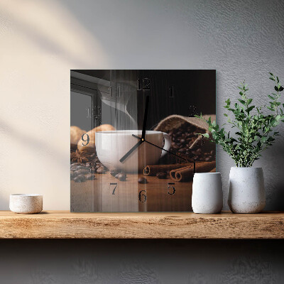 Glas vægur Kaffe