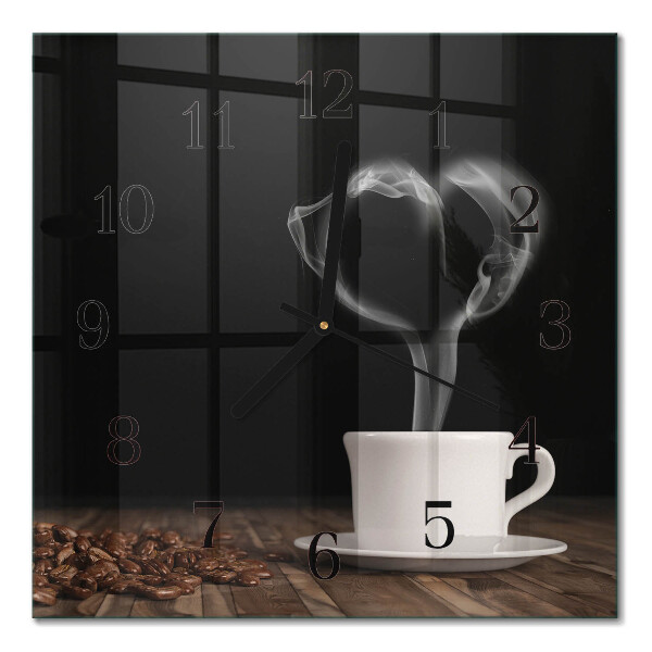 Glas vægur Kaffe