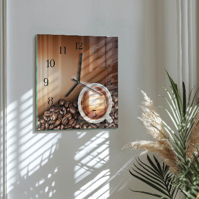 Glas vægur Kaffe