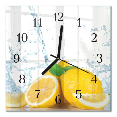 Glas vægur Citrusfrugter