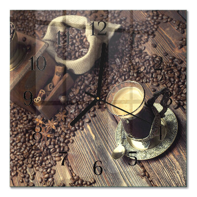 Glas vægur Kaffe