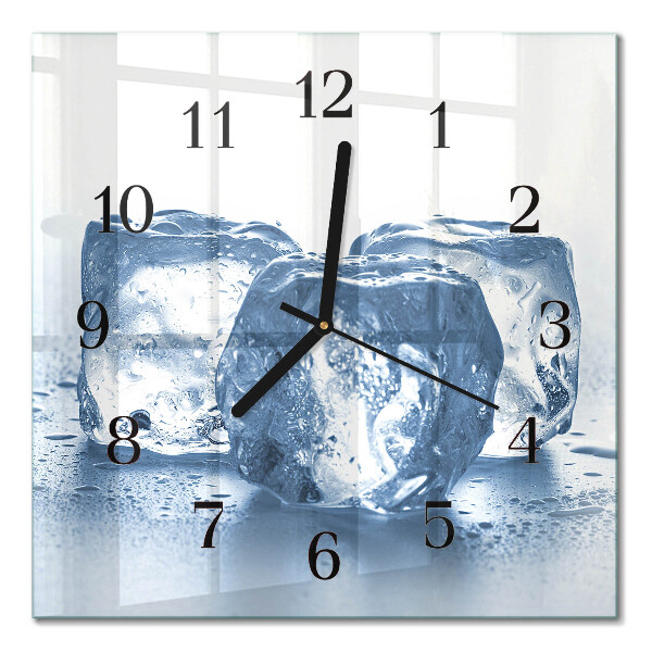 Glas vægur Is