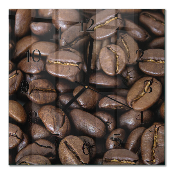 Glas vægur Kaffe