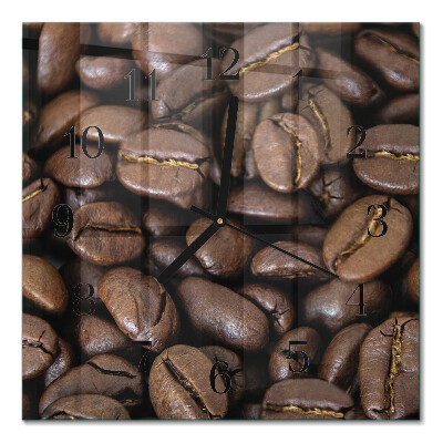 Glas vægur Kaffe