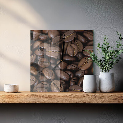 Glas vægur Kaffe