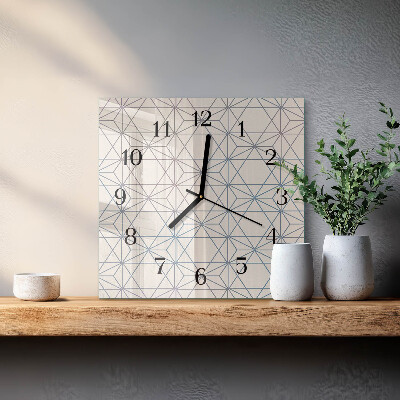Glas vægur Geometrisk mønster