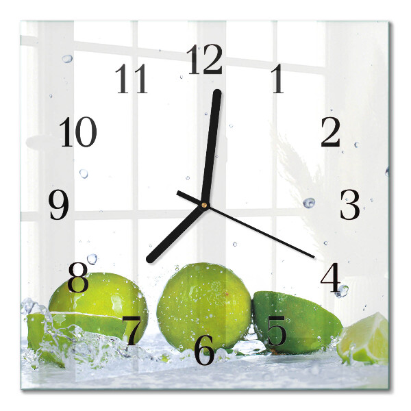 Glas vægur Limefrugter