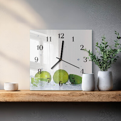 Glas vægur Limefrugter