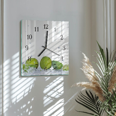 Glas vægur Limefrugter