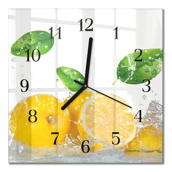 Glas vægur Citrusfrugter