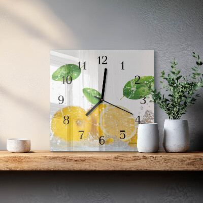 Glas vægur Citrusfrugter