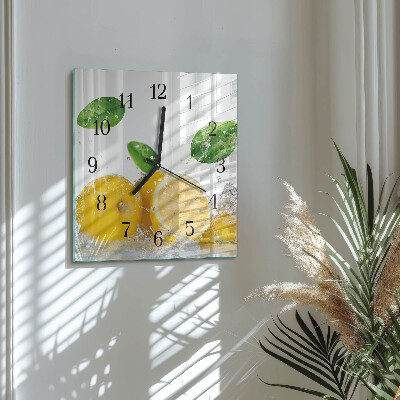 Glas vægur Citrusfrugter