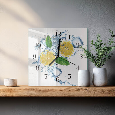 Glas vægur Citrusfrugter